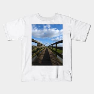 Fen Bridge, Suffolk Kids T-Shirt